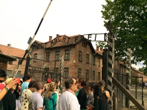 Front Gate at Auschwitz